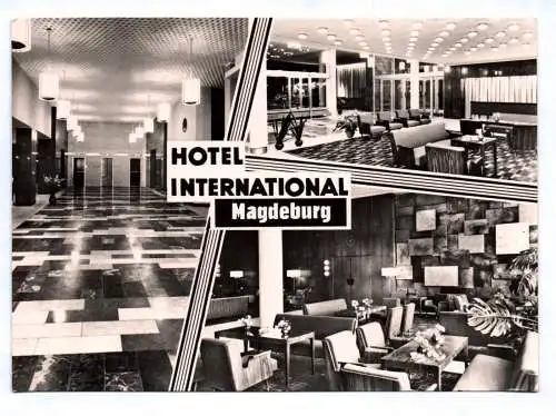 Ak Hotel International Magdeburg 1964