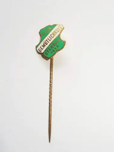 Emaillierter Pin Anstecknadel Club Gemütlichkeit Stendal 1912 Abzeichen