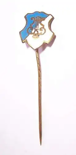 Uralte emaillierte Anstecknadel Pin Gesangsverein vor 1945 