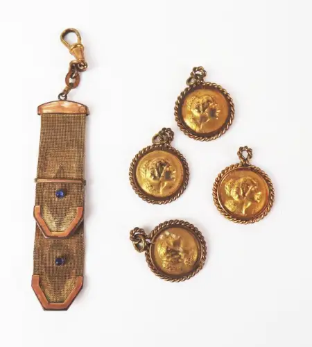 Antikschmuck Zipfer Anhänger Dame