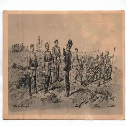 Ak Prinzregent Luitpold von Bayern Während der Schlacht bei Sedan 1912