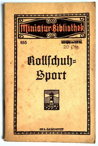 Miniatur Bibliothek 855 Rollschuh Sport