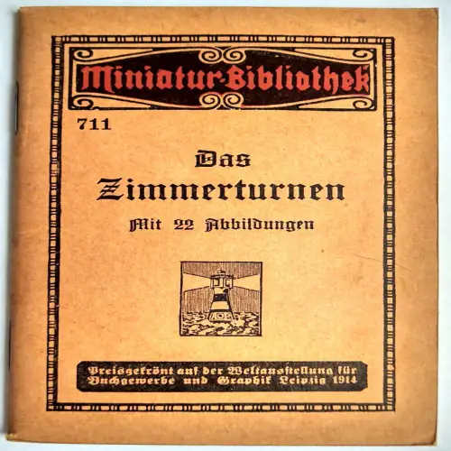 Miniatur Bibliothek 711 Das Zimmerturnen