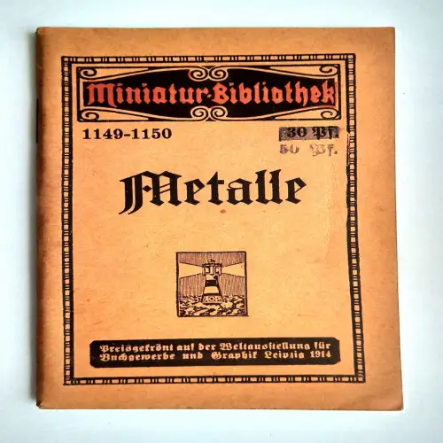 Miniatur Bibliothek 1149-1150 Metalle