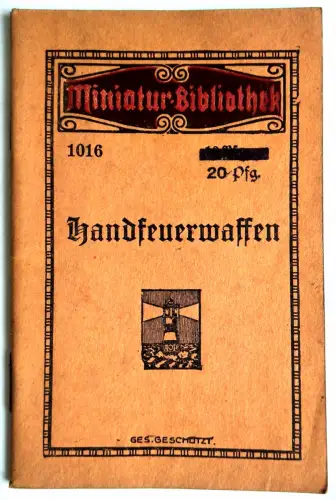 Miniatur Bibliothek 1016 Handfeuerwaffen