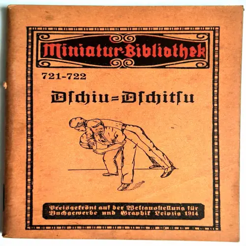 Miniatur Bibliothek 721-722 Dschiu Dschitsu Kampfkunst