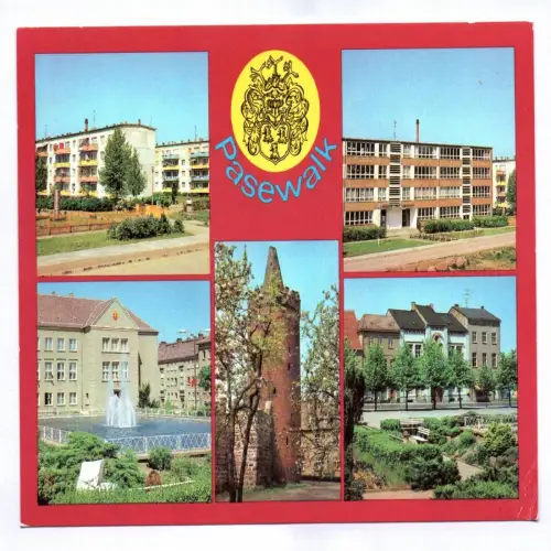 Ak Pasewalk 1981 Straße der Jugend Pulverturm Friedrich Wolf Oberschule