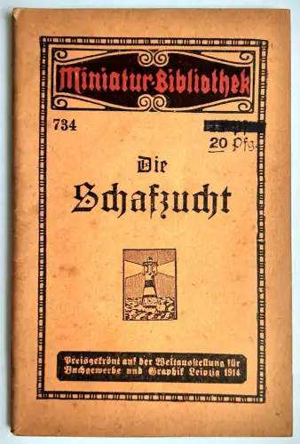 Miniatur Bibliothek 734 Die Schafzucht