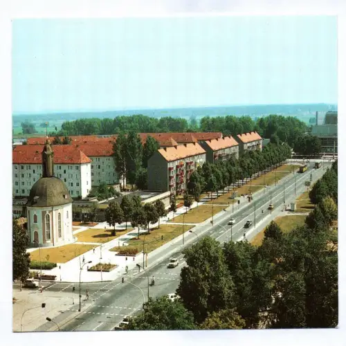 Foto Ak Schwedt Oder Leninallee 1989