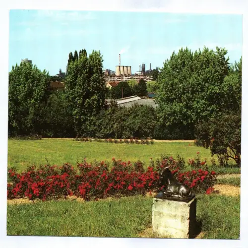 Foto Ak Eisenhüttenstadt Blick vom Rosenhügel auf die Stadt 1989