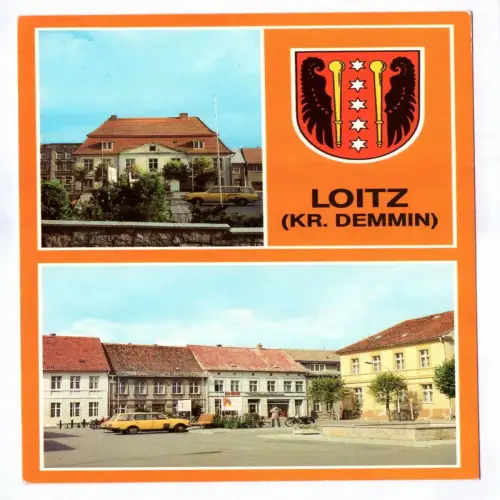 Ak Loitz Kreis Demmin 1981 Rathaus Markt