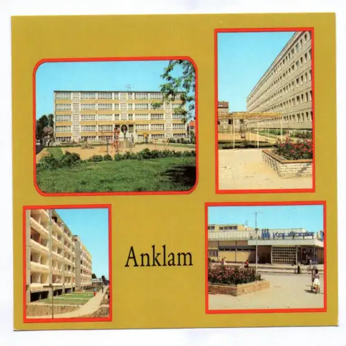 Ak Anklam Süd Wilhelm Pieck Oberschule 1983 Hermann Matern Straße