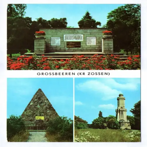 Ak Grossbeeren Kreis Zossen 1977 Ehrenhain der Opfer des Faschismus