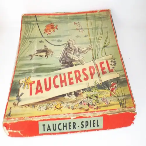 Altes Taucherspiel Gesellschaftsspiel Vintage 