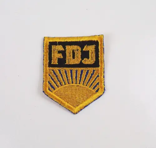 FDJ Aufnäher patch gestickt DDR vintage