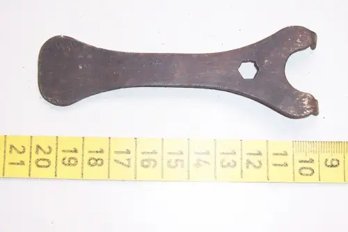 Alter Spezial Multifunktionsschlüssel Bordwerkzeug ? Motorrad ? vor 1945 ! (nr23