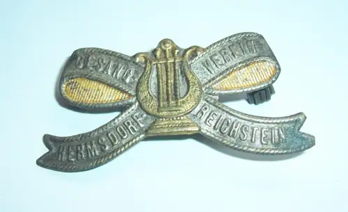 Abzeichen Gesangsverein Hermsdorf Reichstein Sächsische Schweiz 1900er