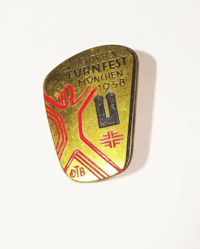 Abzeichen Deutsches Turnfest München 1958 Hoffstätter Bonn