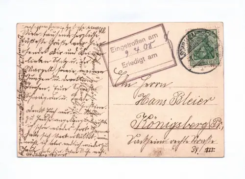 Ak Schmalkalden in Thüringen 1908