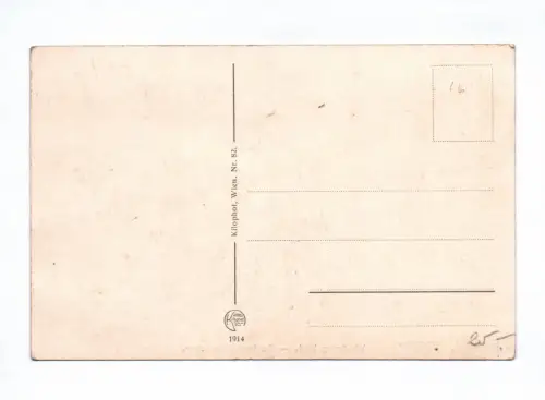 Ak Weltkrieg 1914 Schimmel streichen