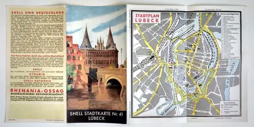 Shell Stadtkarte Nr. 41 Lübeck Stadtplan