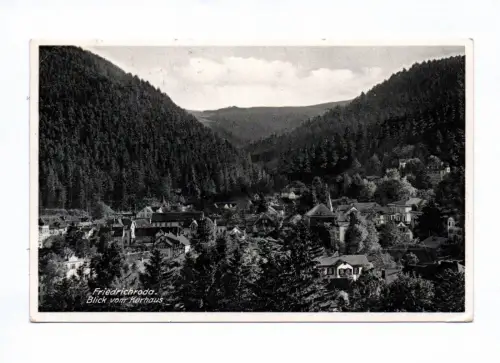 Ak Friedrichroda Blick vom Kurhaus Feldpost 1940