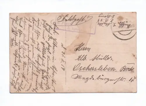 Ak P.F. Champagne Nach der Offensieve 1917Feldpost