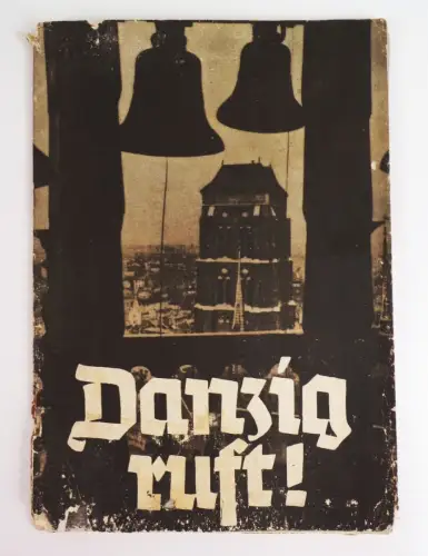 Altes Prospekt Danzig ruft  um 1935 Gdansk