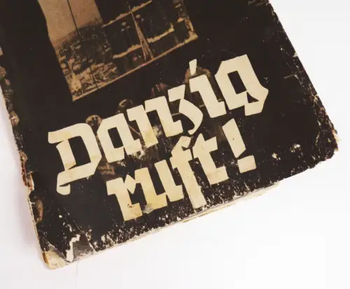 Altes Prospekt Danzig ruft  um 1935 Gdansk