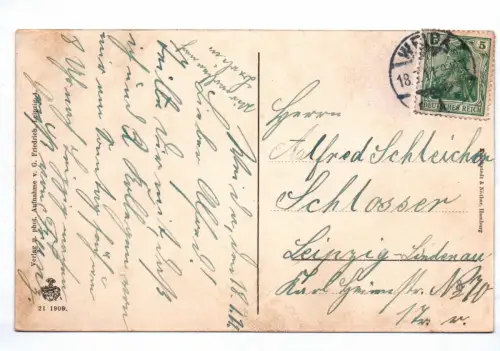 Ak Weida Eisenbahnviadukt 1911