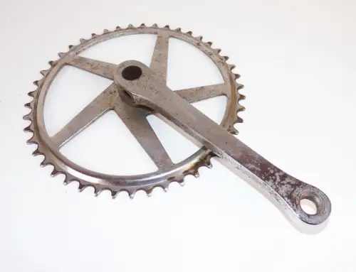 Altes Kettenblatt Fahrrad  19 cm Oldtimer mit Kurbel