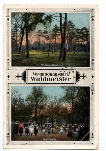 Ak Vergnügungspark Waldmeister Böhlitz Ehrenberg