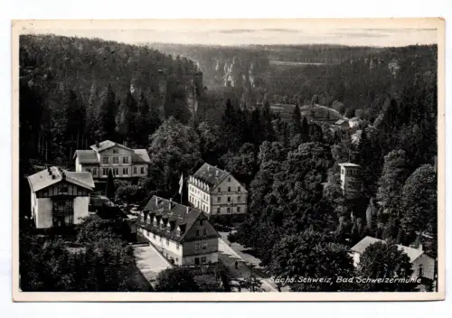 Ak Sächsische Schweiz Bad Schweizermühle 1931