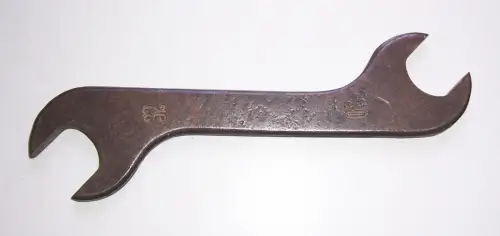 Uralter großer Maulschlüssel 30 & 32 mm um 1900 bis 1910 Bordwerkzeug 