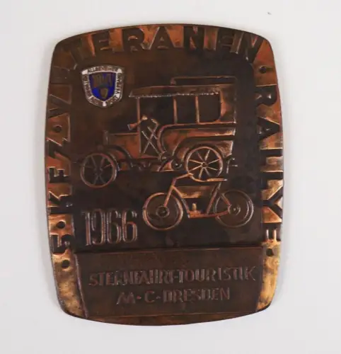 AMDV Plakette Sternfahrt Touristik MC Dresden 1966