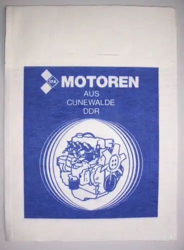 DDR Beutel IFA Motoren Cunewalde Zellstoff Traktor Multicar W50 unbenutzte Tüte