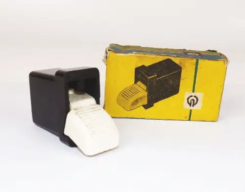 DDR Tastenschalter Schwarz Weiss mit OVP Oldtimer