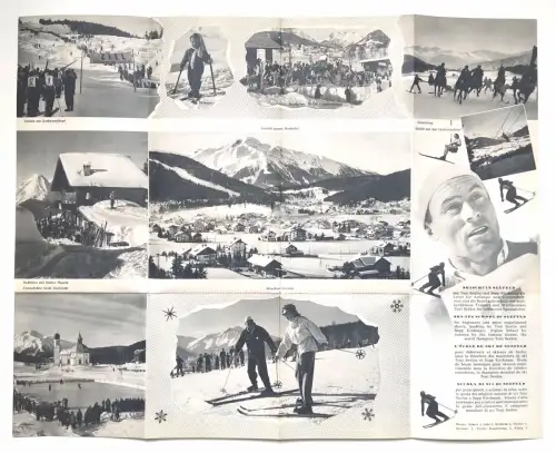 Seefeld Tirol Austira alter Reiseprospekt