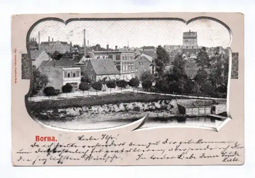 Ak Borna 1903 Leipzig Sachsen