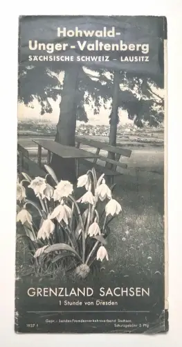 Hohwald Unger Valtenberg Sächsische Schweiz Lausitz 1937 Grenzland Sachsen
