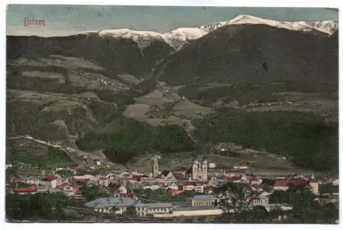 Ak Brixen Ortsansicht 1907 Italien