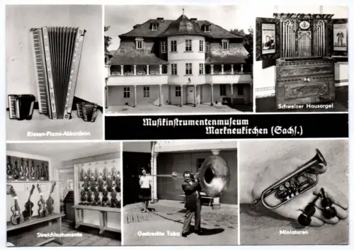 Ak Musikinstrumentenmuseum Markneukirchen Sachsen 1977