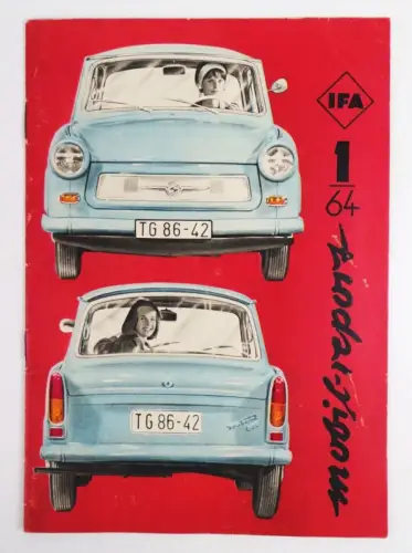 Ifa Mobil Report Nr 1 von 1964 DDR Kfz Oldtimer Zeitschrift
