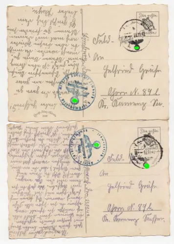 Künstler Ak Zwerge Friedliche Rast Ernst Fay 1942 Feldpost