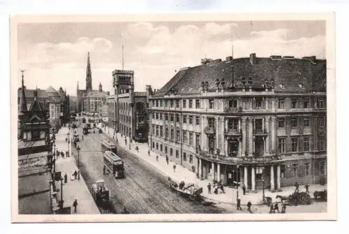 Ak Berlin Mühlendamm Sparkasse Petrikirche