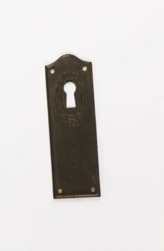 Alter Jugendstil Möbelbeschlag Metall Schlüsselloch Schrankbeschlag Restaurierun