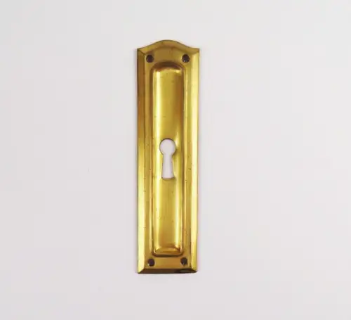 Alter Möbelbeschlag Messing Schlüsselloch Schrankbeschlag Beschlag 