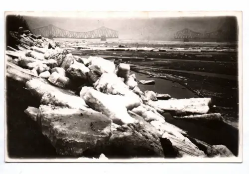 Foto Ak Leslau Włocławek Brücke 1940 Pommern Polen
