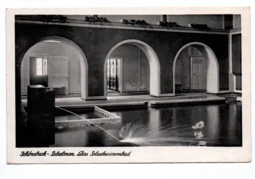Ak Schönebeck Salzelmen Das Soleschwimmbad