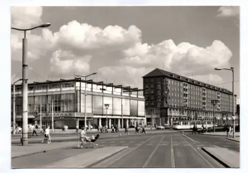 Foto Ak Dresden am Postplatz 1962